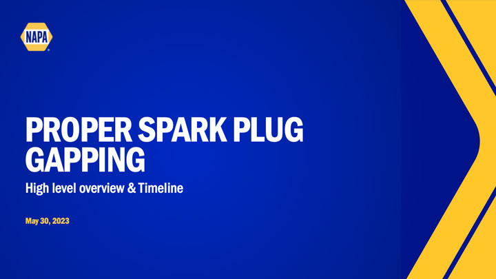 Proper Spark Plug Gapping Image