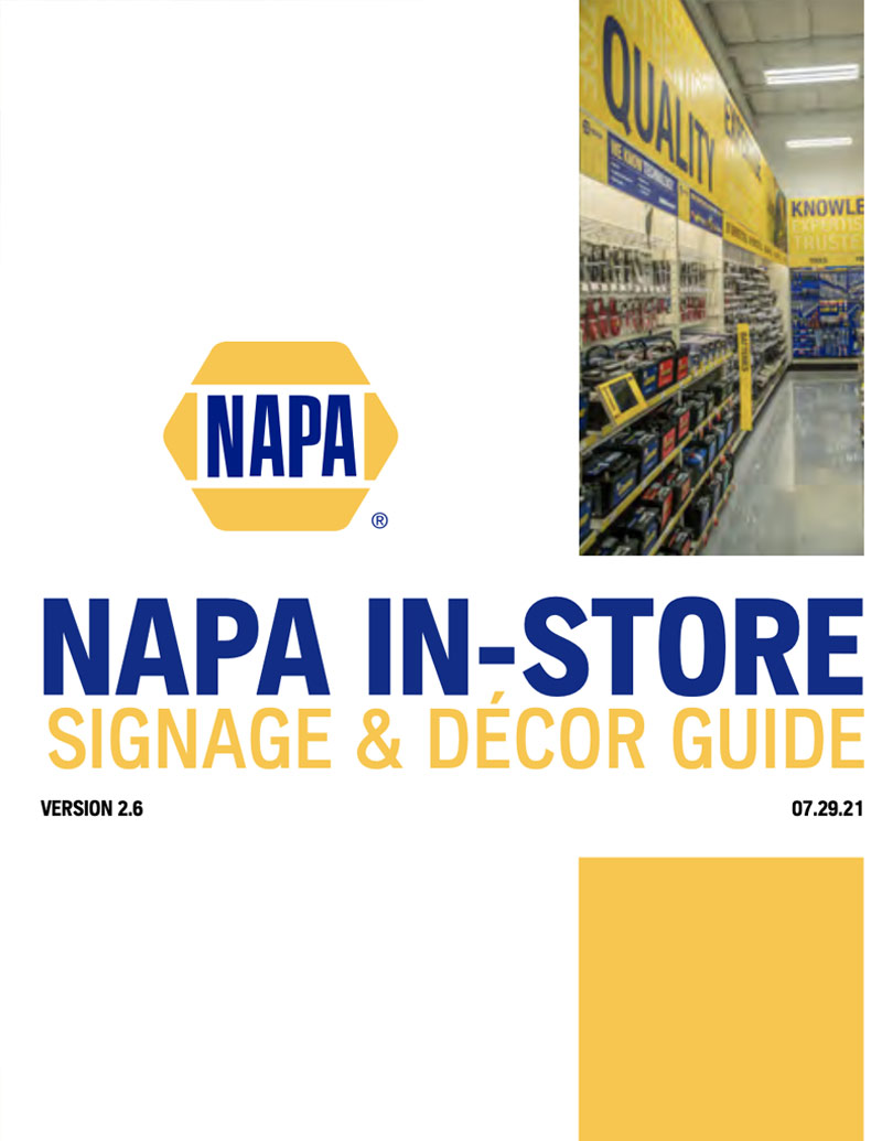 NAPA-Signage Guide Image